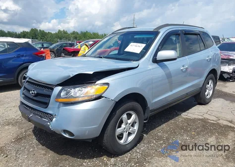 2008 Hyundai Santa Fe Gls from USA, damaged, VIN 5NMSG13DX8H228575